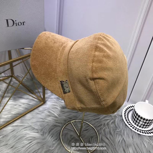 DIOR迪奧 時尚百搭 八角帽軍帽 LLWJ5514